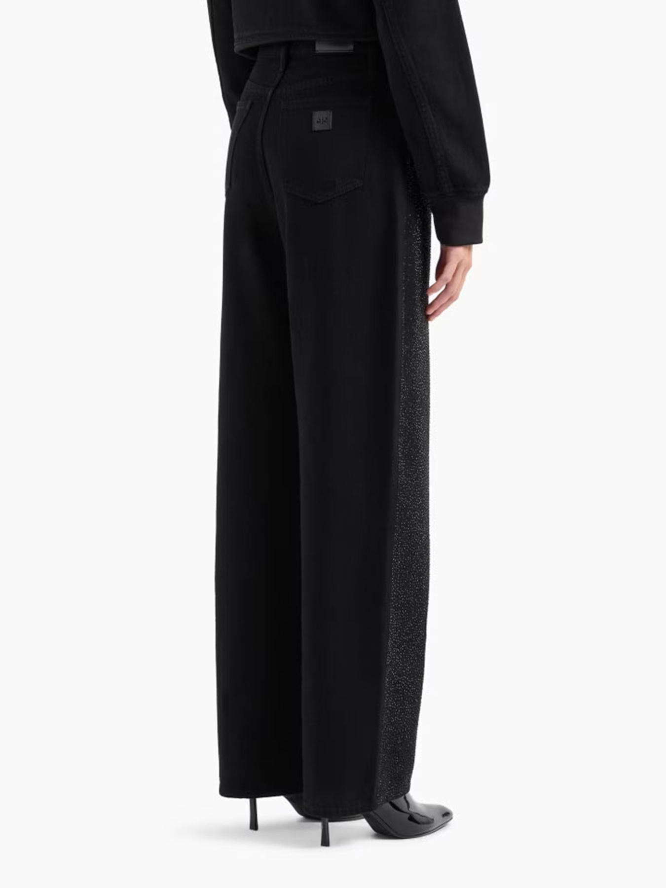 Широкие джинсы Armani Exchange модель 6DYJ38-Y19QZ-0204 Фото