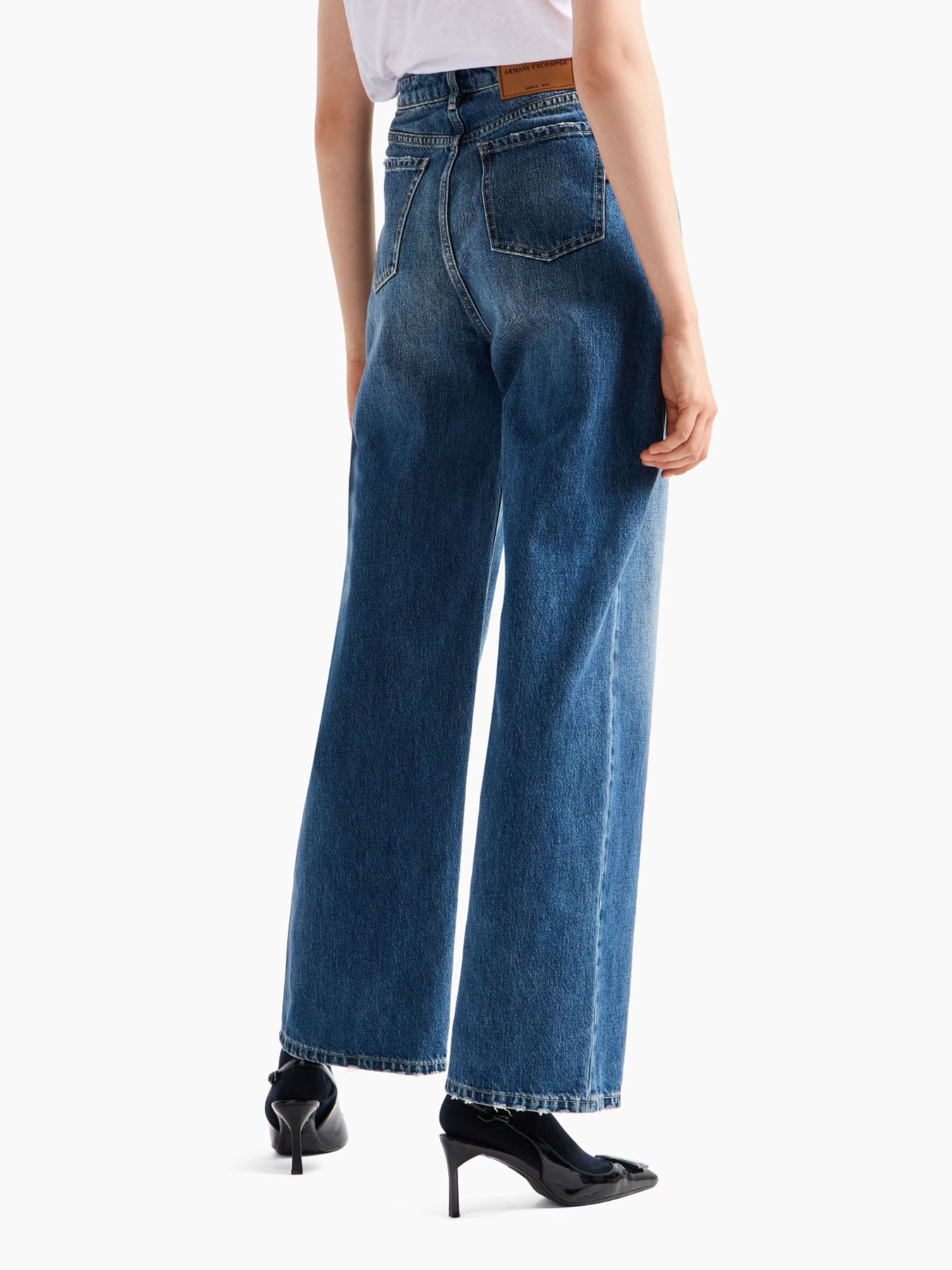 Широкие джинсы Armani Exchange модель 6DYJ38-Y19HZ-05EK Фото