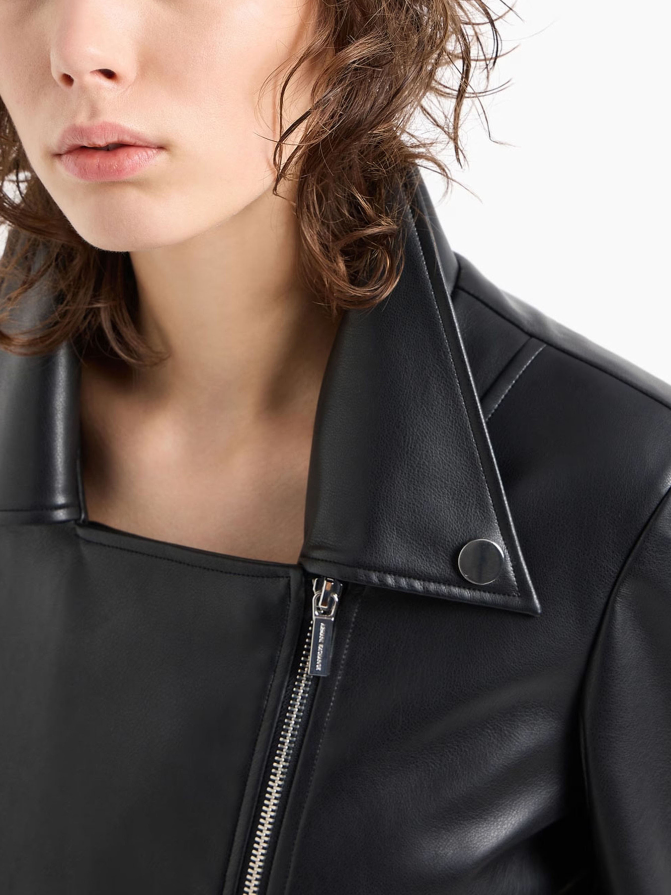 Шкіряна куртка Armani Exchange Black Edition модель XW000004-AF10203-UC001 Фото