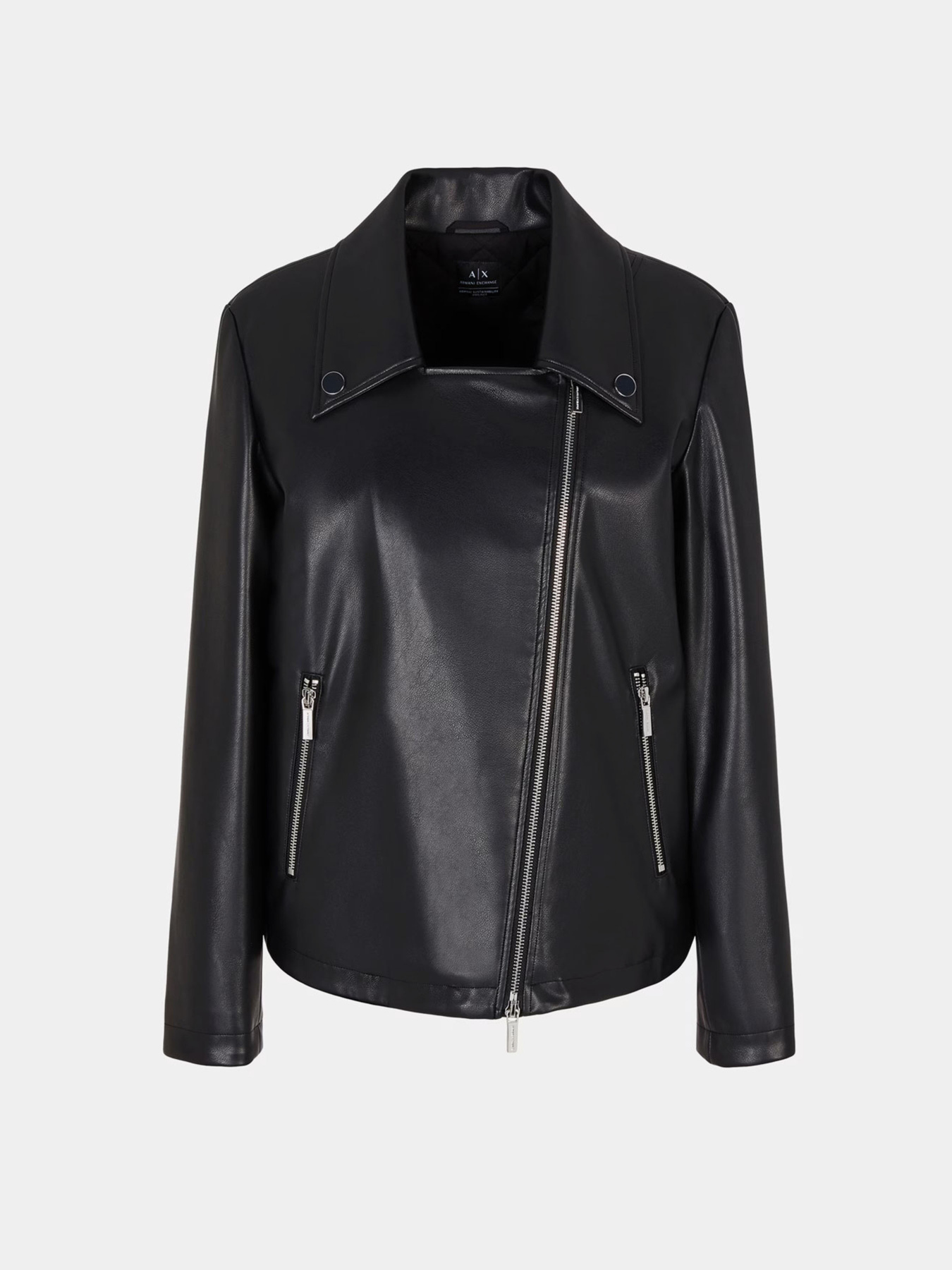 Шкіряна куртка Armani Exchange Black Edition модель XW000004-AF10203-UC001 Фото