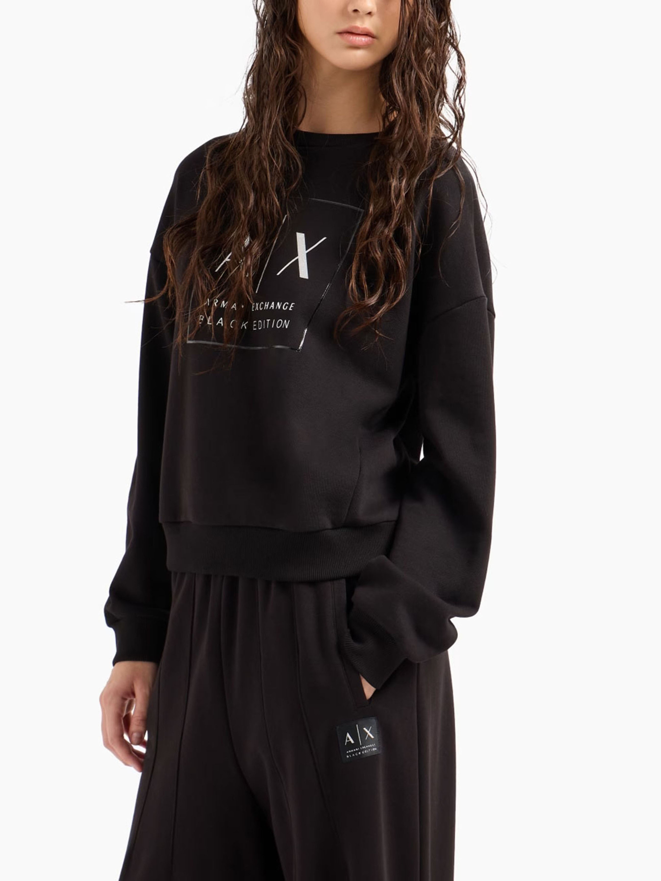 Світшот Armani Exchange Black Edition модель XW000006-AF10172-UC001 Світшот Armani Exchange Black Edition модель XW000006-AF10172-UC001 Фото