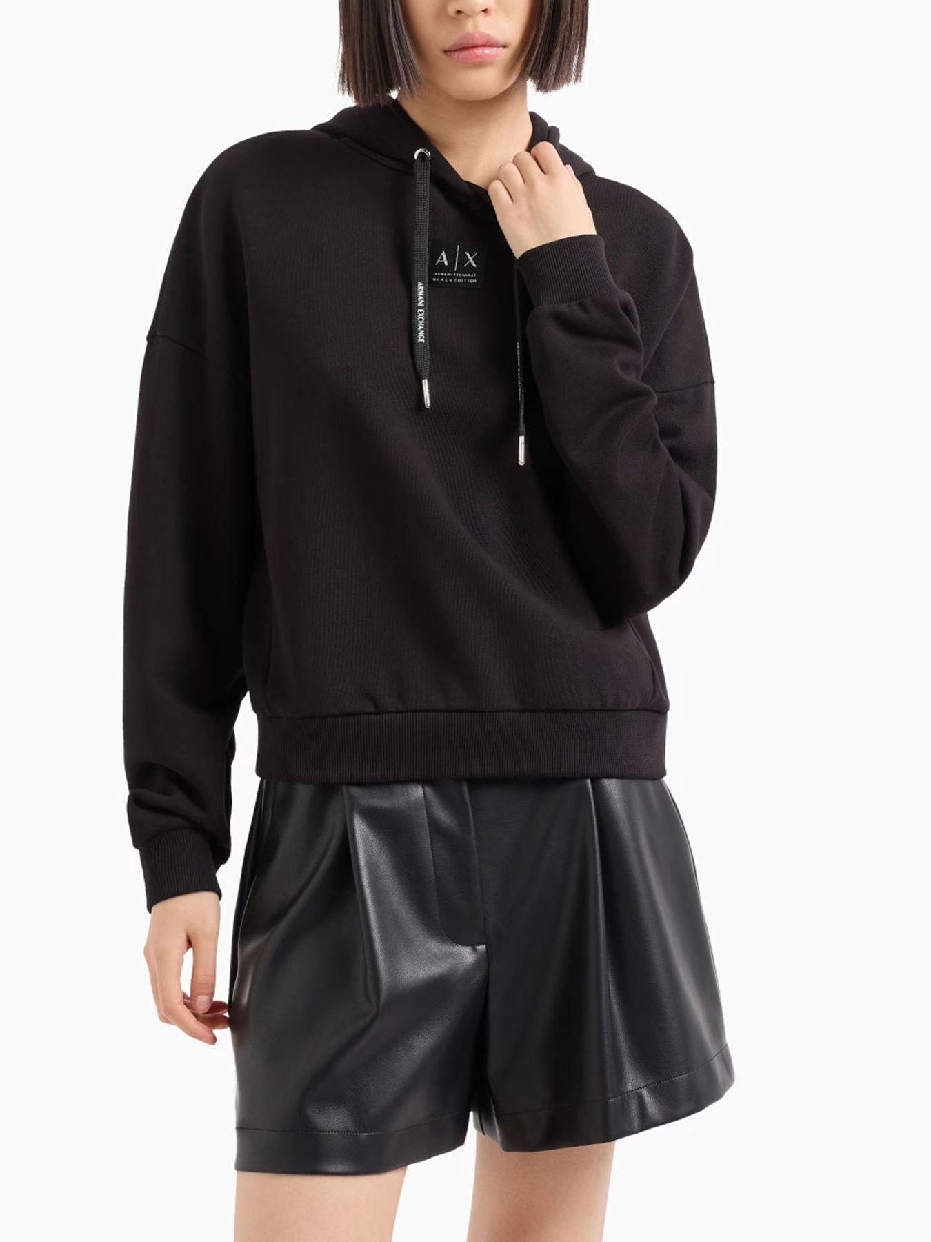 Худи Armani Exchange Black Edition модель XW000007-AF10172-UC001 Фото