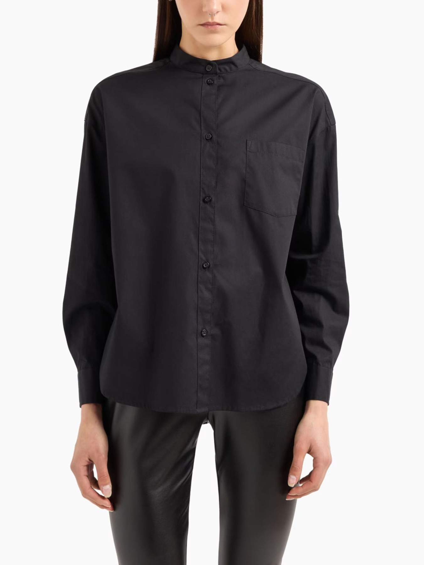 Рубашка повседневная Armani Exchange Black Edition модель XW000023-AF10834-UC001 Фото