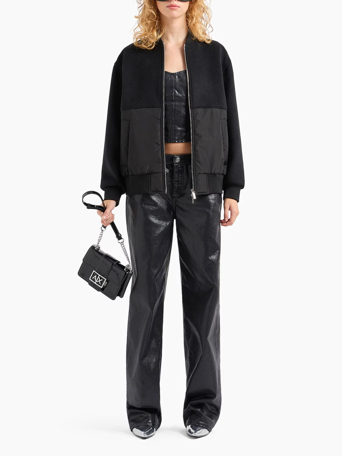 Бомбер Armani Exchange Black Edition модель XW000034-AF10257-UC001 Фото