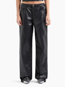 Широкие джинсы Armani Exchange Black Edition модель XW000056-AF10212-MC002 Фото