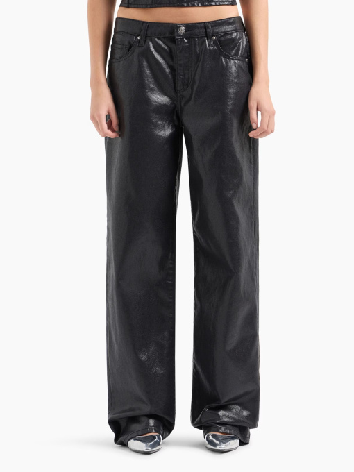 Широкие джинсы Armani Exchange Black Edition модель XW000056-AF10212-MC002 Фото