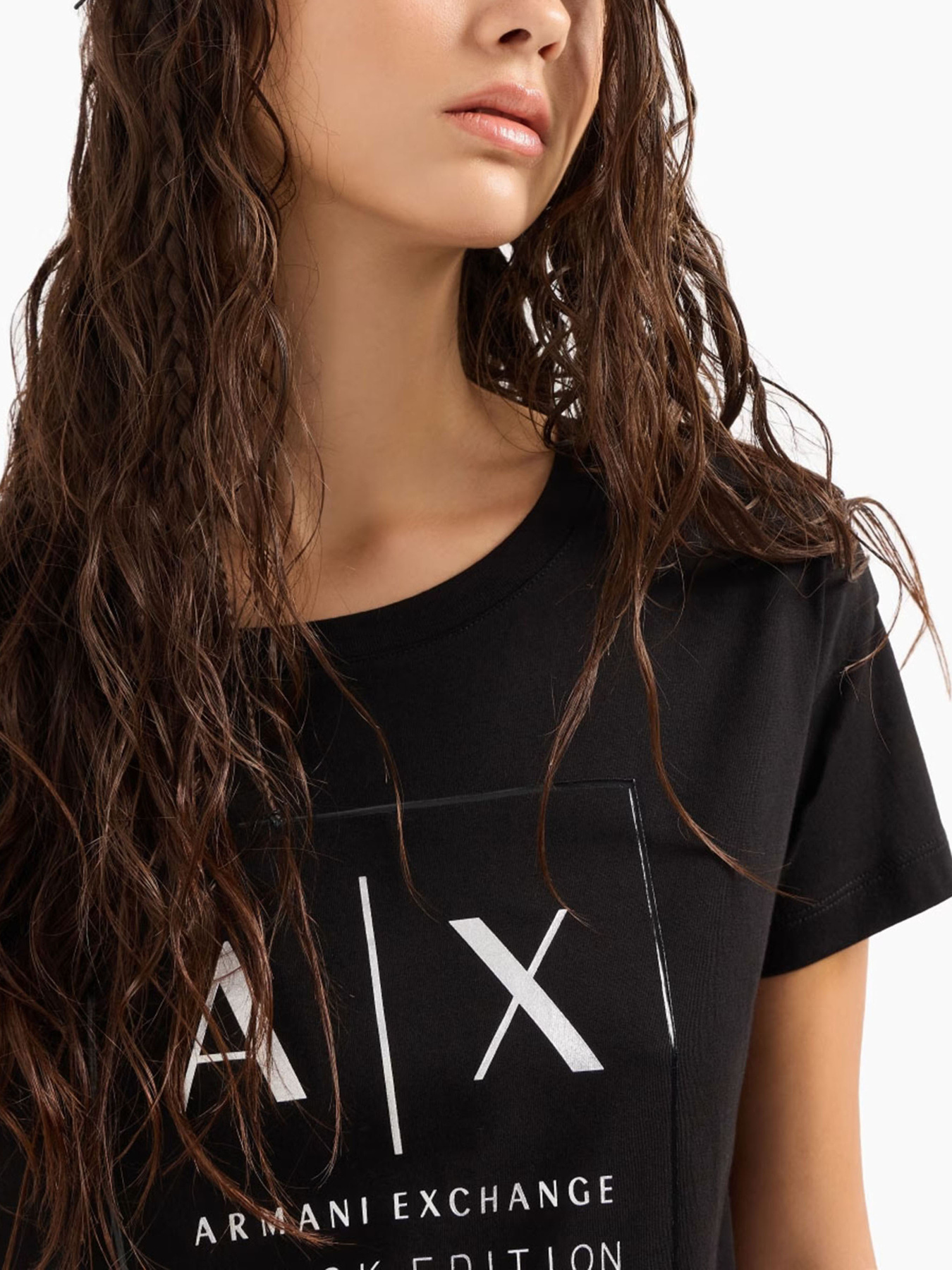 Футболка Armani Exchange Black Edition модель XW000063-AF10359-UC001 Футболка Armani Exchange Black Edition модель XW000063-AF10359-UC001 Фото