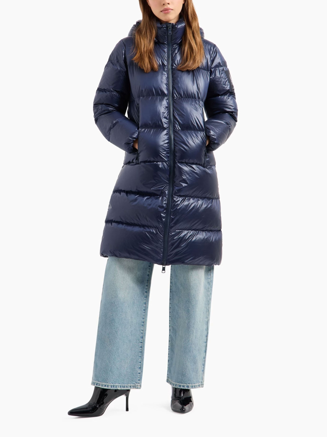 Пальто з утеплювачем Armani Exchange Icon Project модель XW000251-AF10860-UB100 Пальто з утеплювачем Armani Exchange Icon Project модель XW000251-AF10860-UB100 Фото