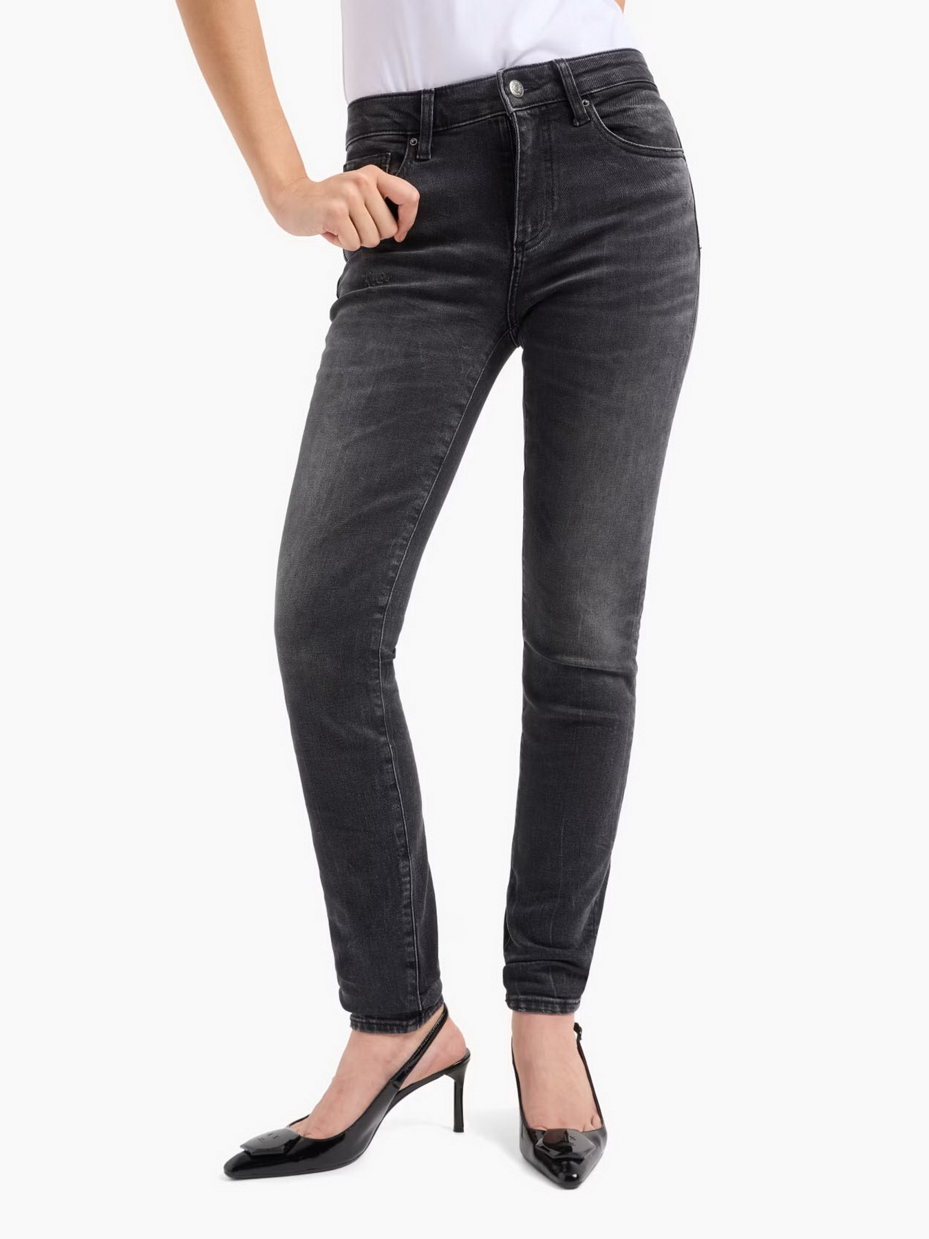 Скинни джинсы Armani Exchange модель 6DYJ01-Y18HZ-0204 Фото