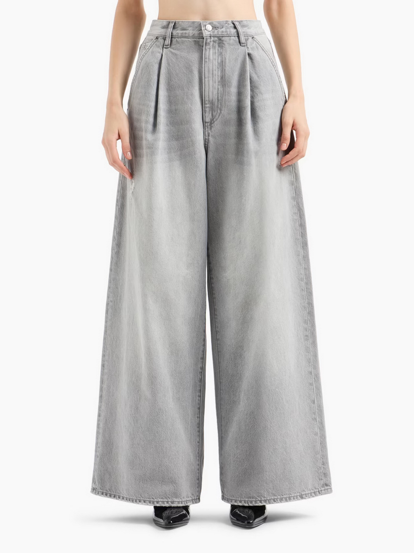 Широкие джинсы Armani Exchange модель 6DYJ33-Y19AZ-0903 Фото