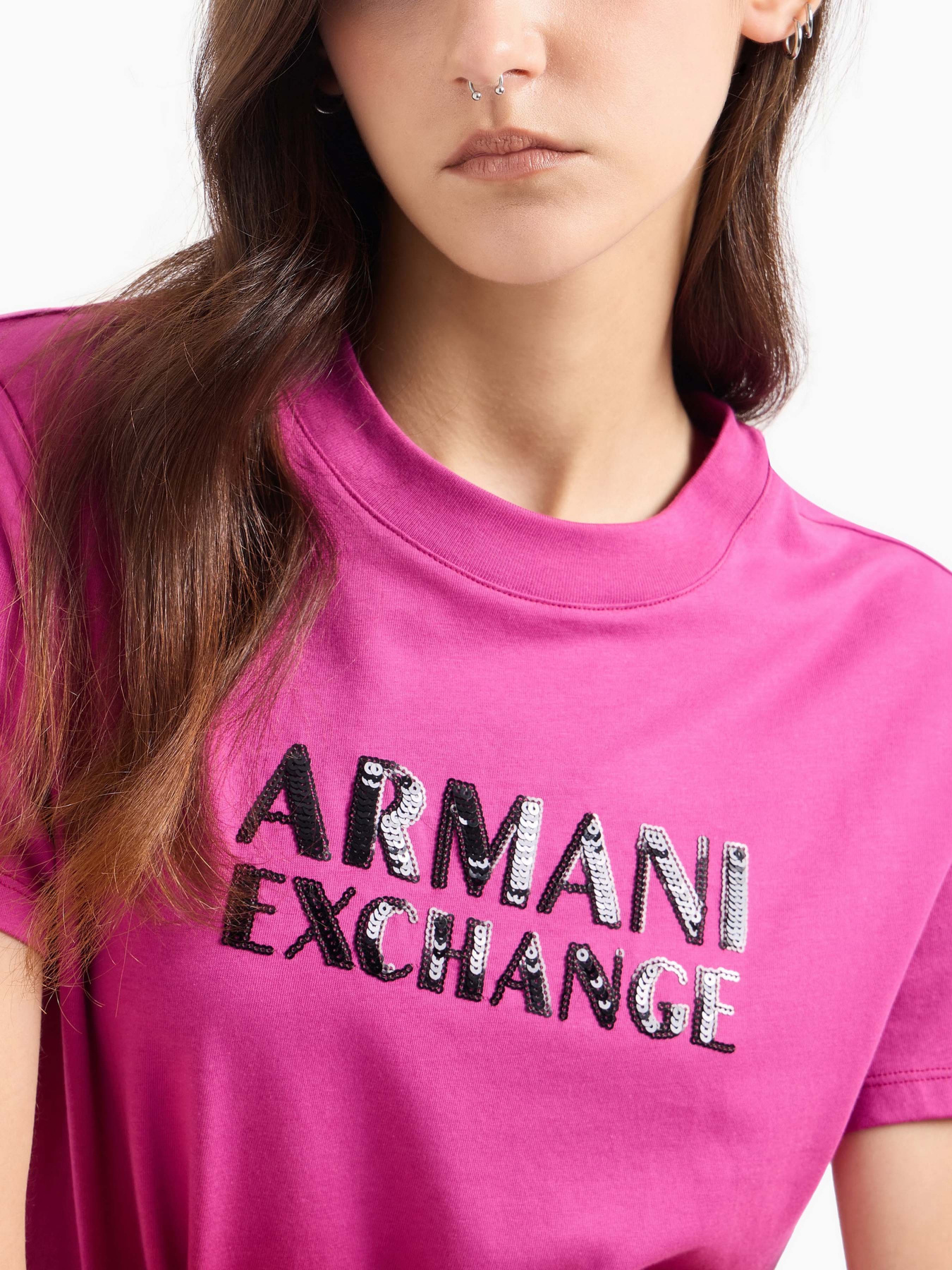 Футболка Armani Exchange модель XW000060-AF10354-UA256 Фото