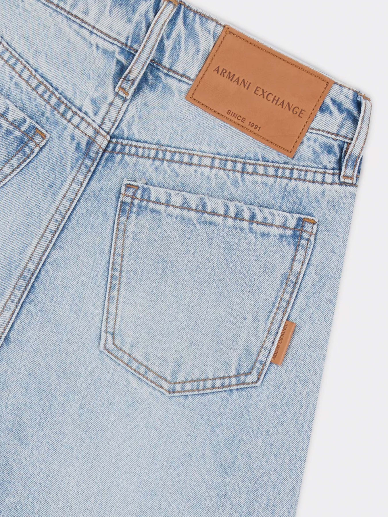 Прямые джинсы Armani Exchange модель XW000100-AF12860-MB001 Фото