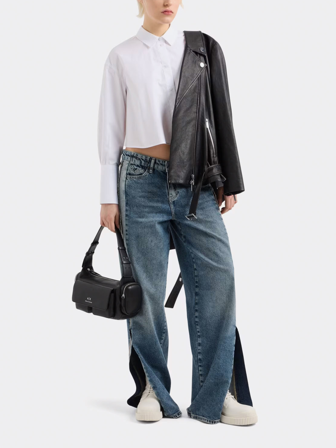 Широкие джинсы Armani Exchange модель XW000308-AF12091-MB002 Фото