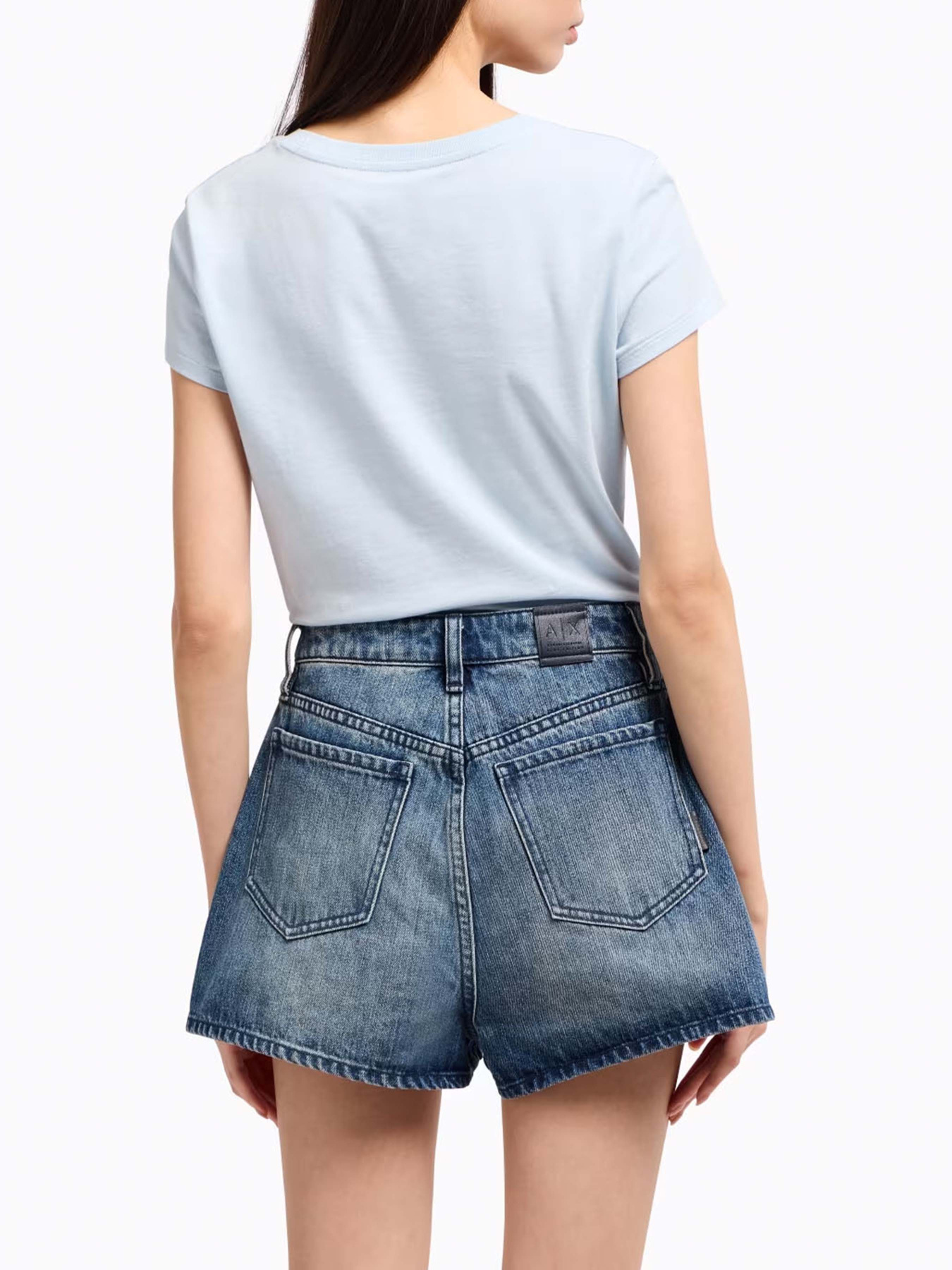 Шорты джинсовые Armani Exchange Blue Edition модель XW000135-AF12845-MB001 Фото