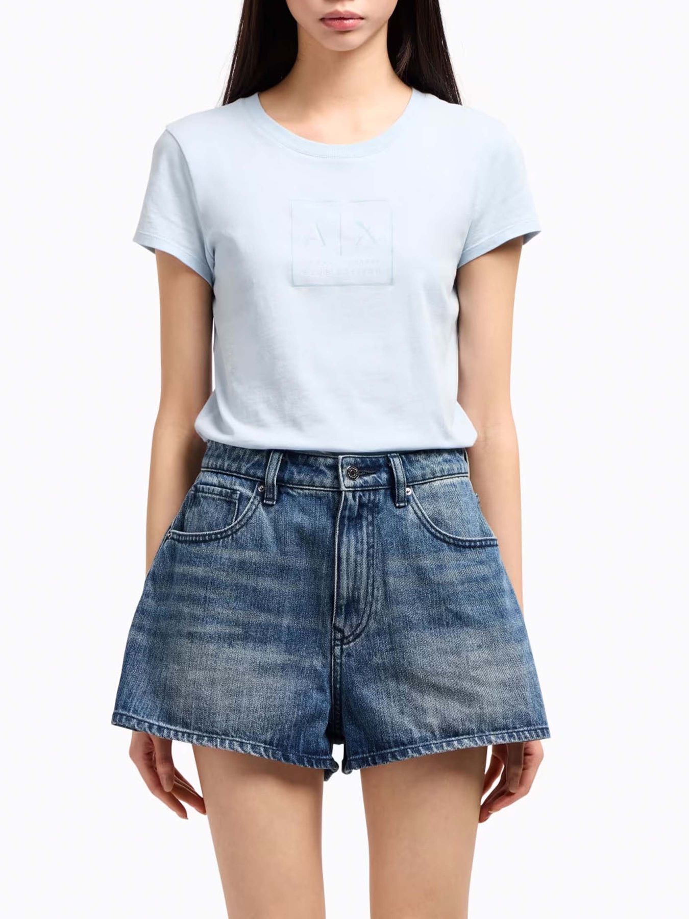 Джинсові шорти Armani Exchange Blue Edition модель XW000135-AF12845-MB001 Фото