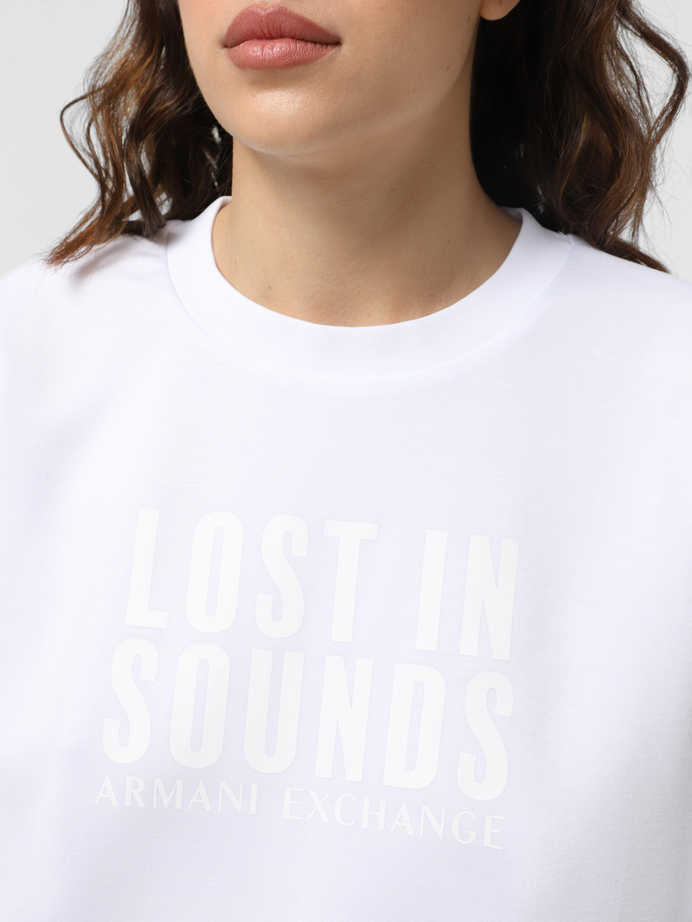 Свитшот Armani Exchange Lost in sounds модель XW000275-AF12819-U0002 Фото