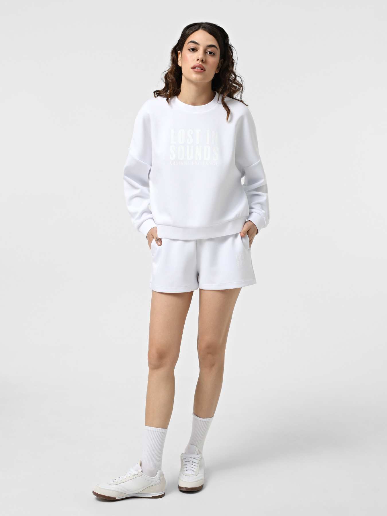 Шорти Armani Exchange Lost in sounds модель XW000372-AF12819-U0002 Фото