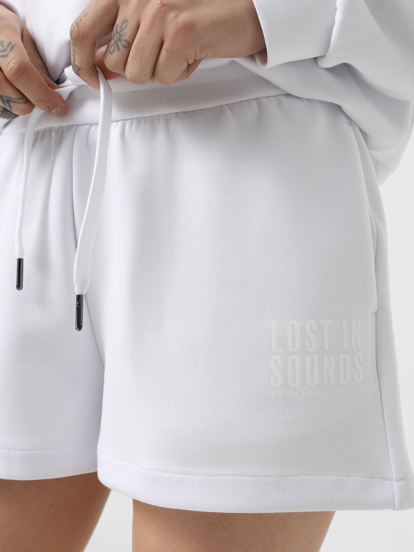 Повсякденні шорти Armani Exchange Lost in sounds модель XW000372-AF12819-U0002 Фото