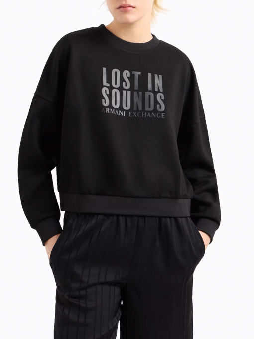 Свитшот Armani Exchange Lost in sounds модель XW000275-AF12819-UC001 Фото