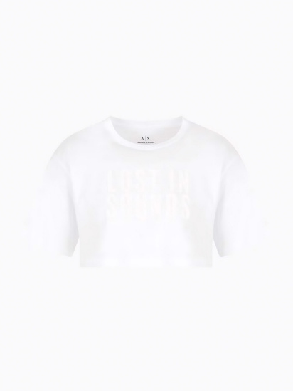 Футболка Armani Exchange Lost in sounds модель XW000546-AF10359-U0002 — фото 5 - INTERTOP