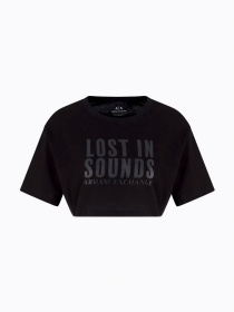 Футболка Armani Exchange Lost in sounds модель XW000546-AF10359-UC001 Футболка Armani Exchange Lost in sounds модель XW000546-AF10359-UC001 Фото
