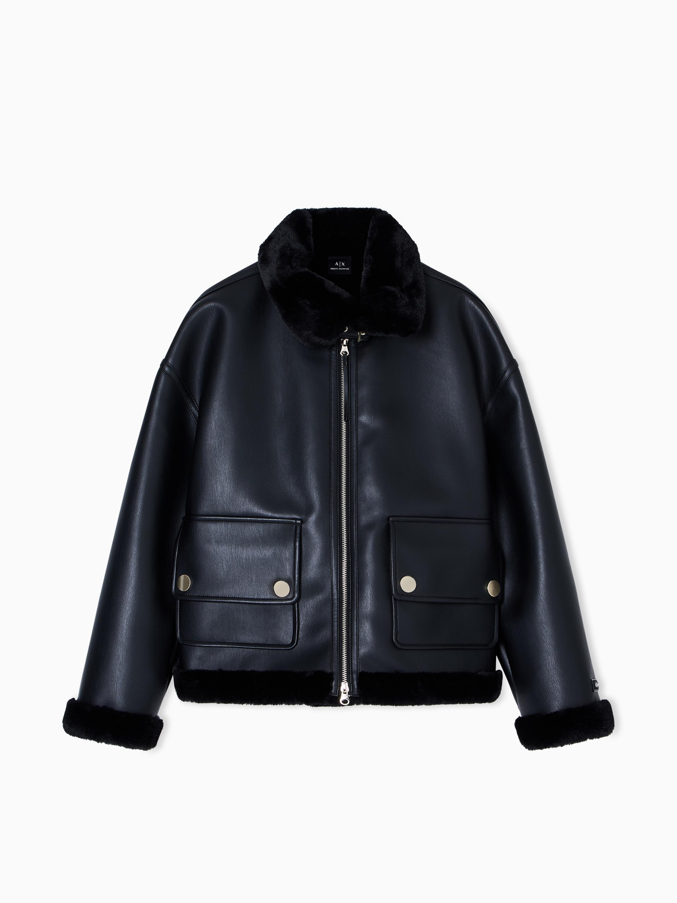 Куртка кожаная Armani Exchange модель XW000713-AF16389-UC001 Фото