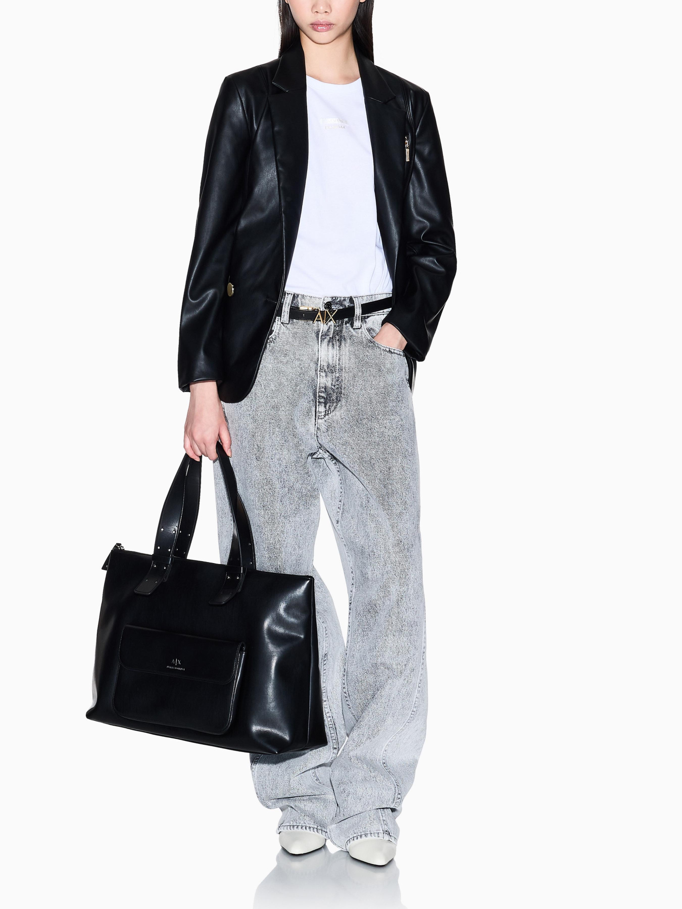 Широкие джинсы Armani Exchange модель XW001404-AF16180-M8088 Фото