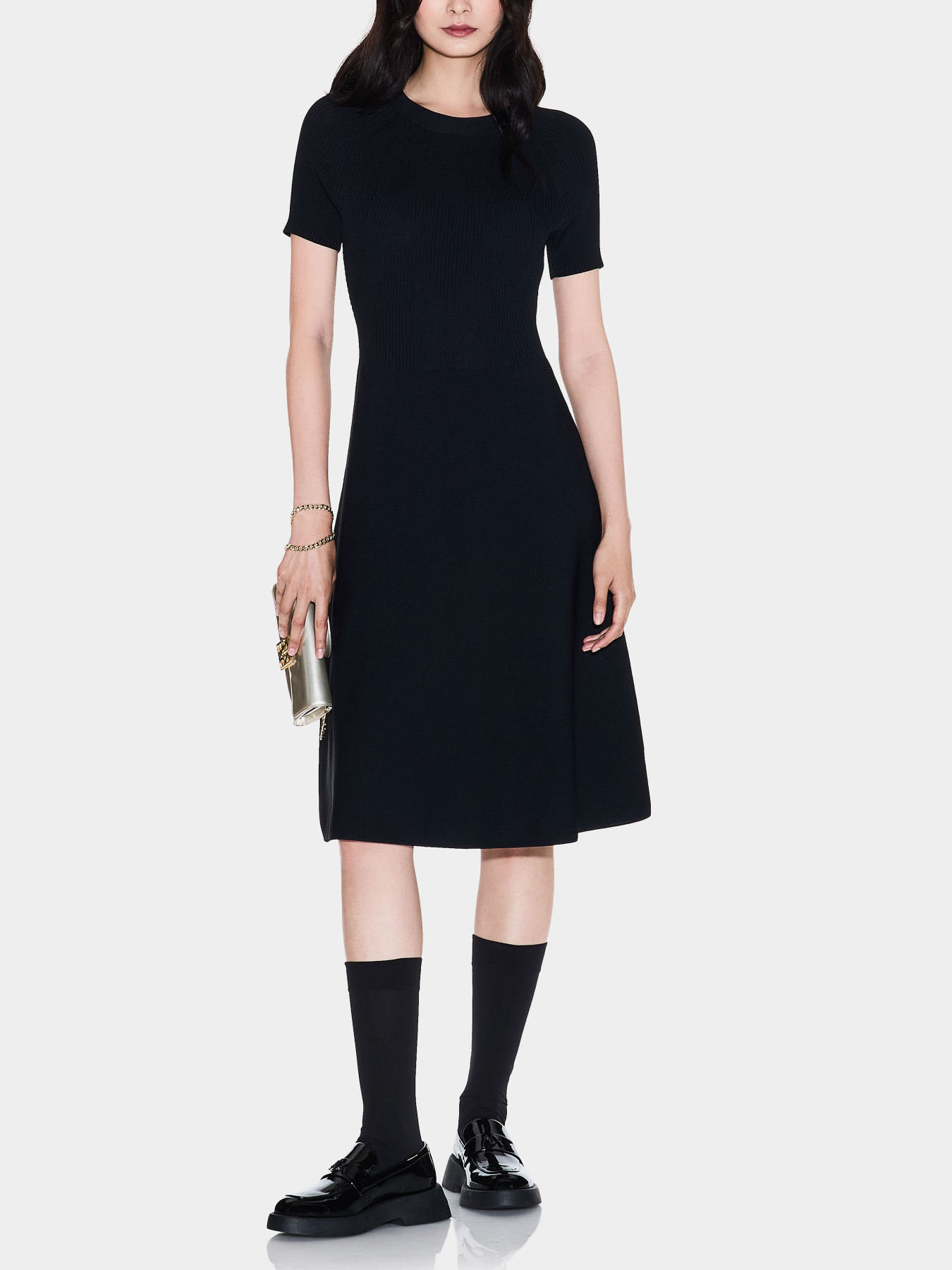 Платье миди Armani Exchange модель XW001885-AF10352-UC001 Фото