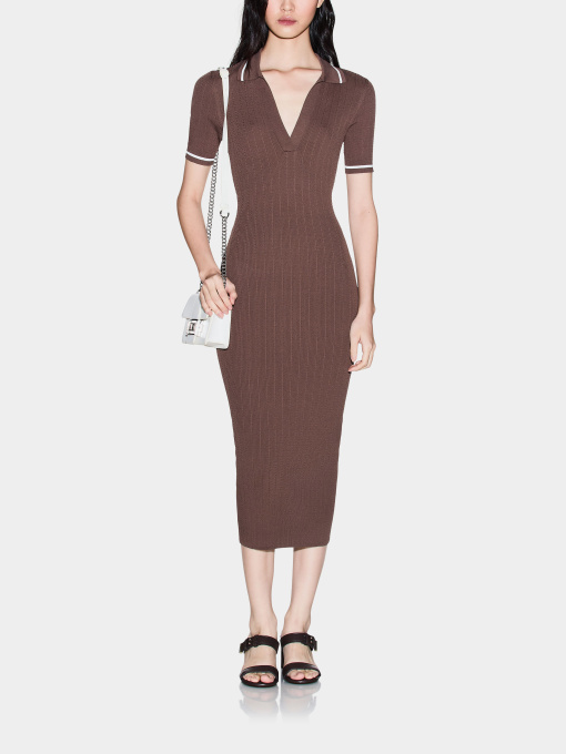 Платье миди Armani Exchange модель XW002244-AF10352-U6136 Фото