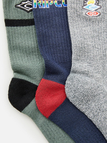 Шкарпетки та гольфи Rip Curl модель CSOAO9-3282 Різнокольоровий Шкарпетки та гольфи Rip Curl модель CSOAO9-3282 Різнокольоровий Фото