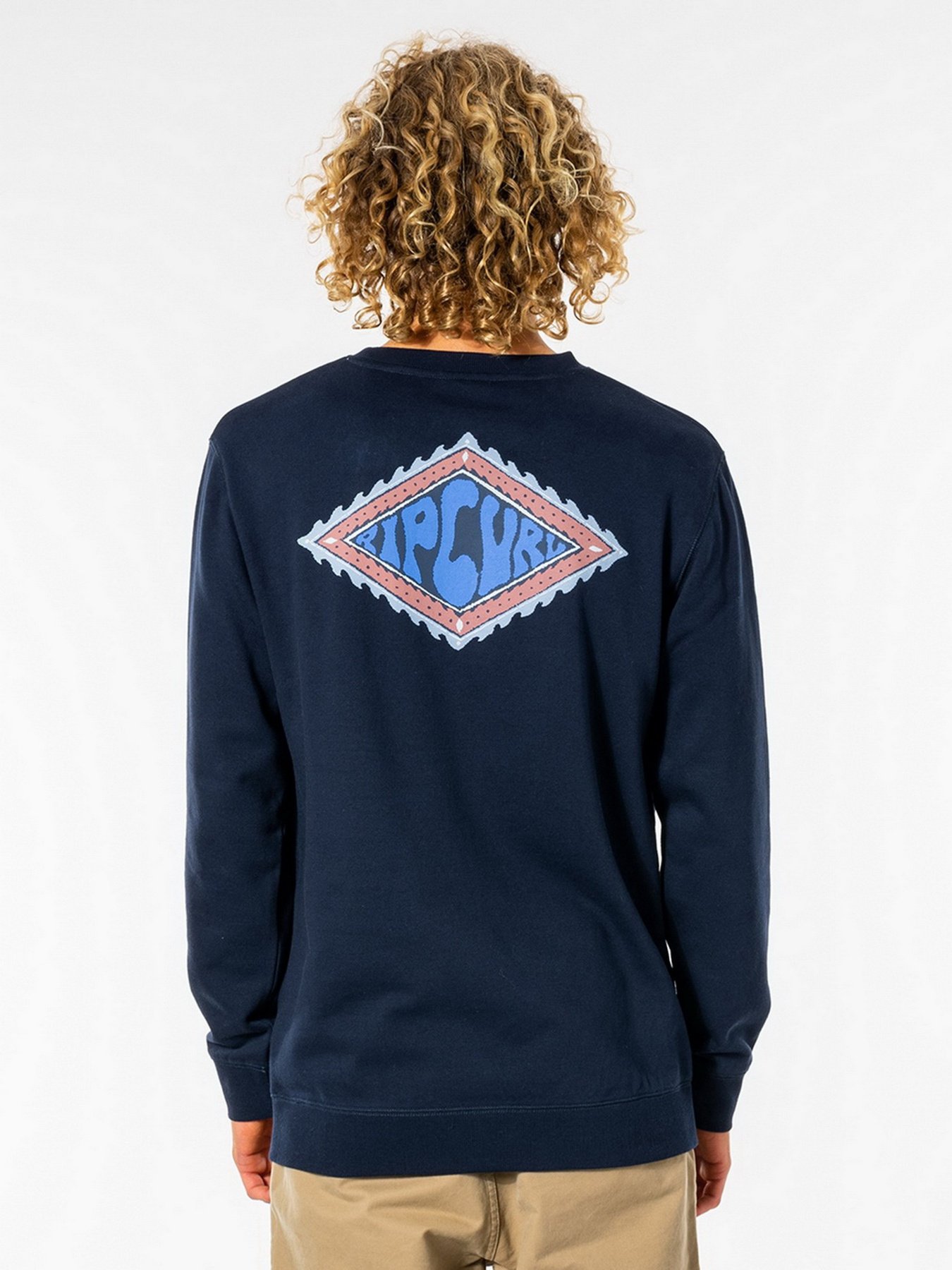 Світшот Rip Curl SWC Diamond Crew модель CFEFL9-49 Темно-синій Фото