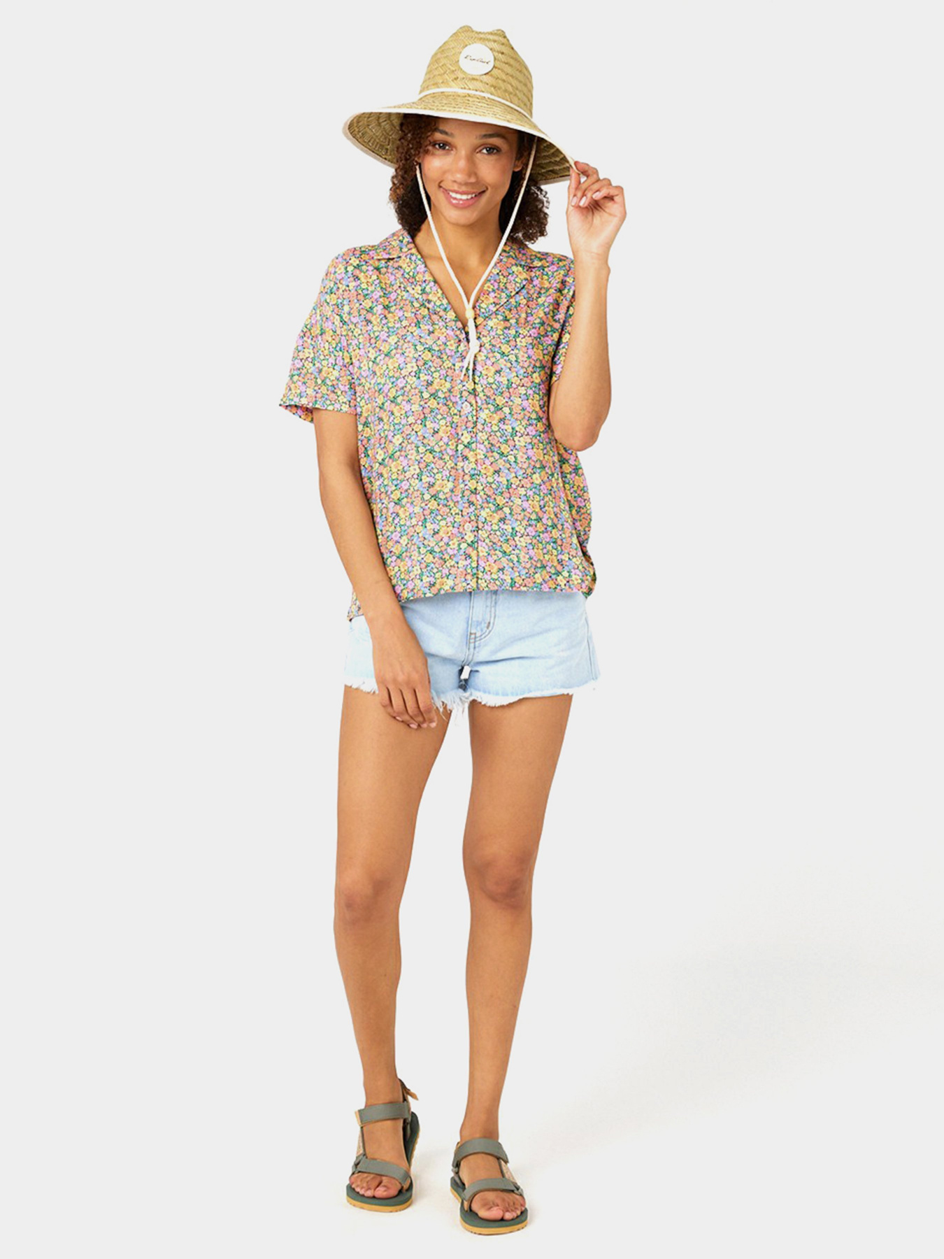 Блуза Rip Curl модель 017WSH-3282 Принт Блуза Rip Curl модель 017WSH-3282 Принт Фото