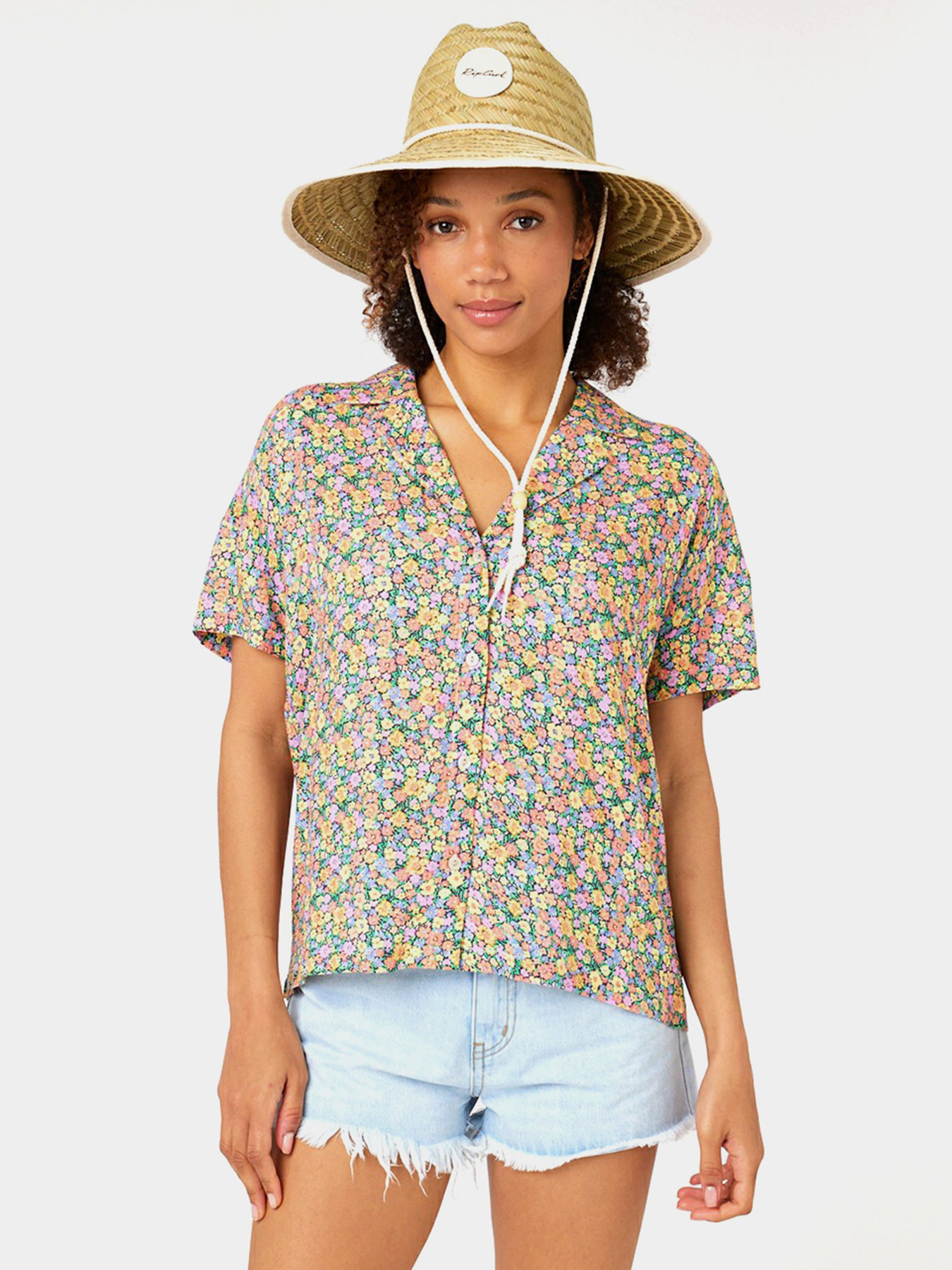 Блуза Rip Curl модель 017WSH-3282 Принт Блуза Rip Curl модель 017WSH-3282 Принт Фото