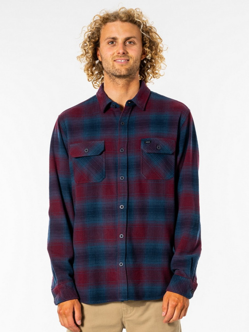 Рубашка повседневная Rip Curl модель CSHDV9-4370 Бордовий, синій Фото