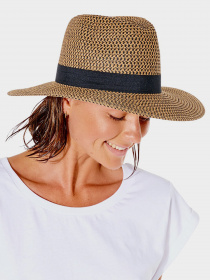 Панама Rip Curl Dakota модель GHAFO1-5140 Чорний, коричневий Панама Rip Curl Dakota модель GHAFO1-5140 Чорний, коричневий Фото