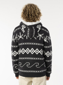 Свитер Rip Curl модель CSWAM9-8264 Чорний, білий Фото