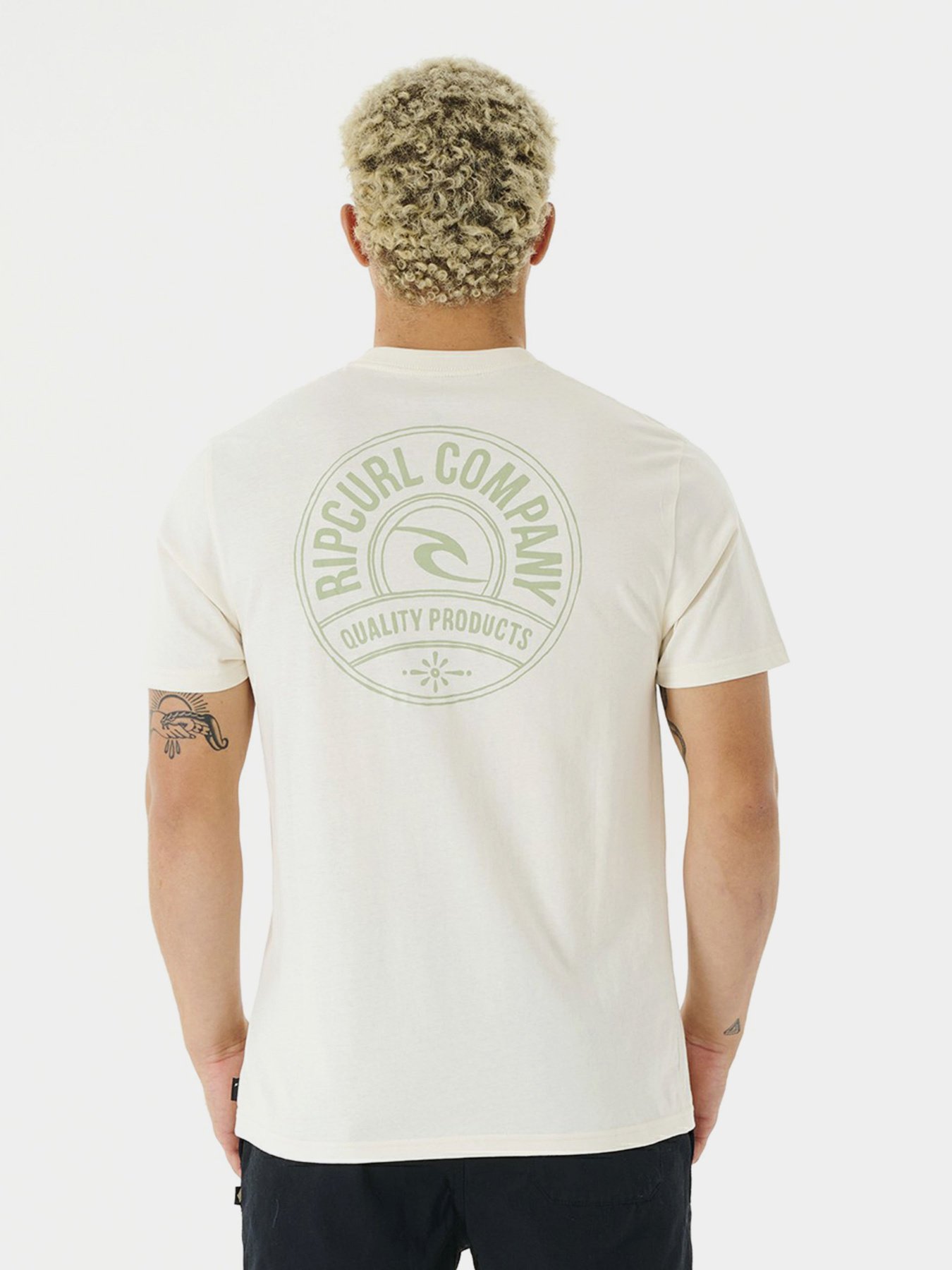 Футболка Rip Curl Stapler модель 03PMTE-3021 Бежевий Фото