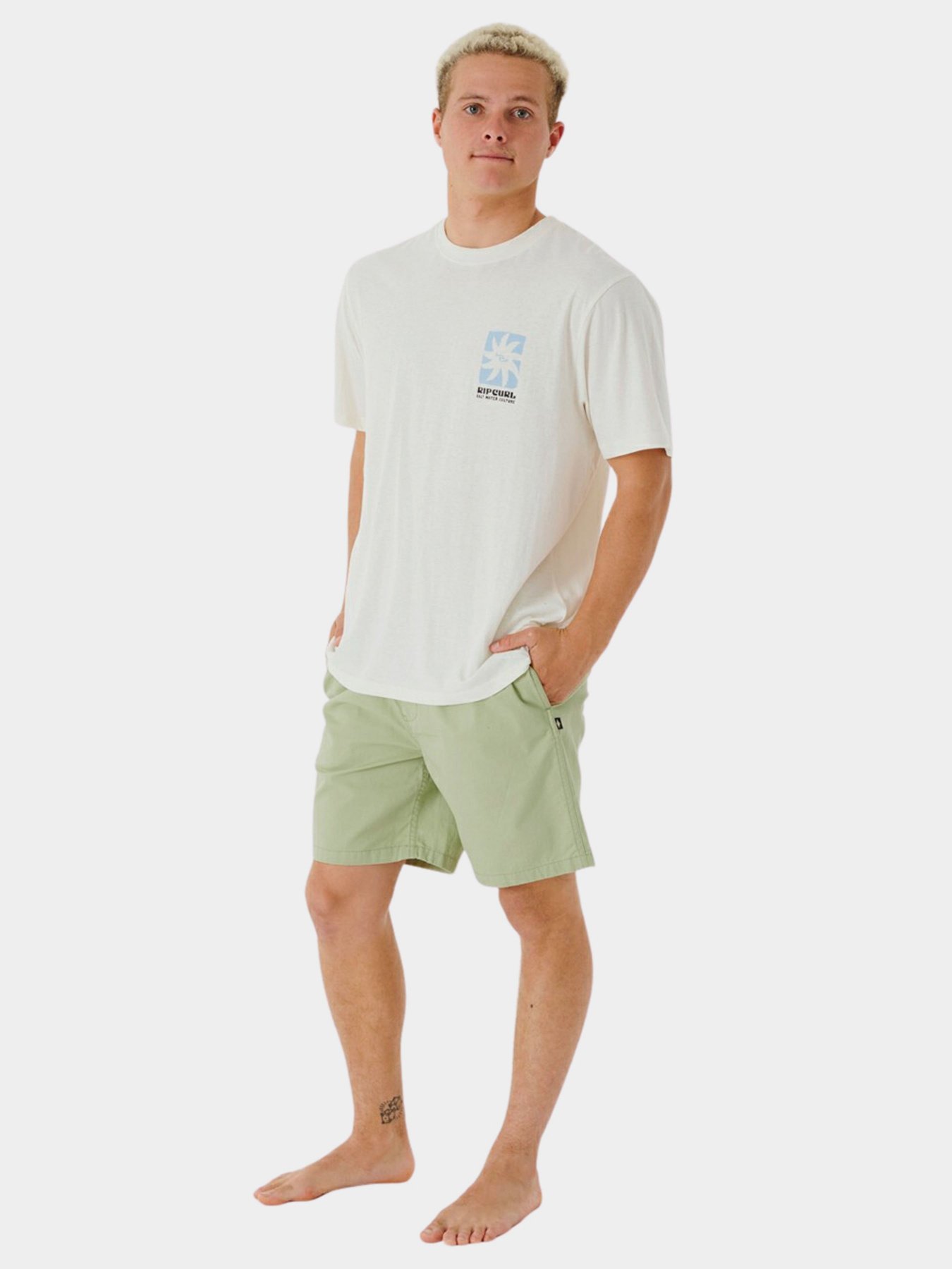 Футболка Rip Curl модель 03UMTE-3021 Бежевий Футболка Rip Curl модель 03UMTE-3021 Бежевий Фото