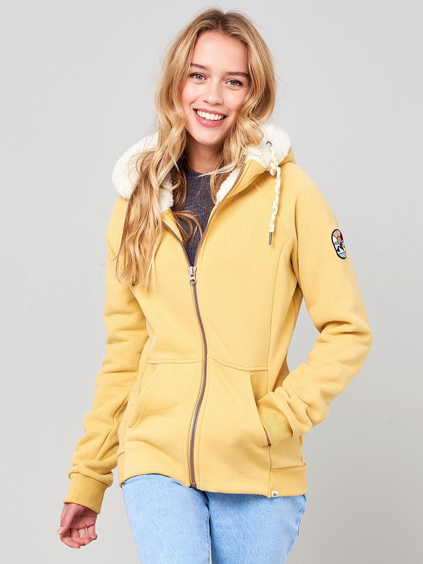 Кофта Rip Curl Nova Zip Hoodie Fleece модель GFEBG5-146 Жовтий Фото