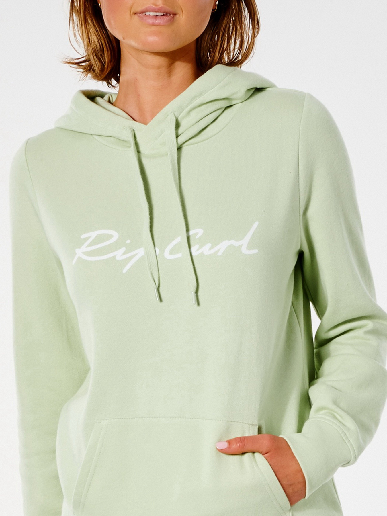 Кофта Rip Curl Script Standard Hood модель GFECO9-3396 Блідо-зелений Фото