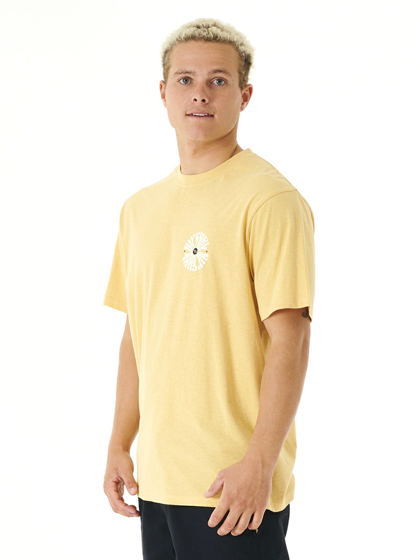 Футболка Rip Curl модель 06BMTE-9746 Жовтий Футболка Rip Curl модель 06BMTE-9746 Жовтий Фото