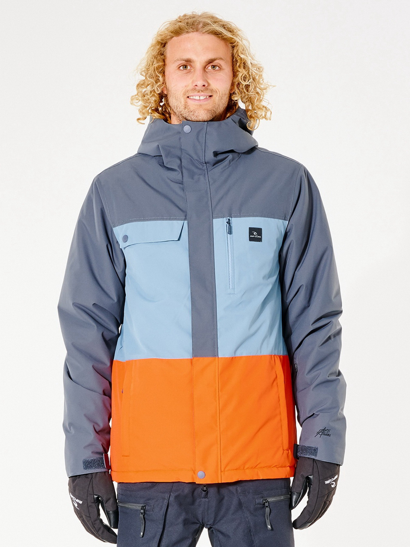 Аутдор та гірськолижна куртка Rip Curl Twister Snow модель SCJEA4-1115 Синій,блакитн,помаранч Фото