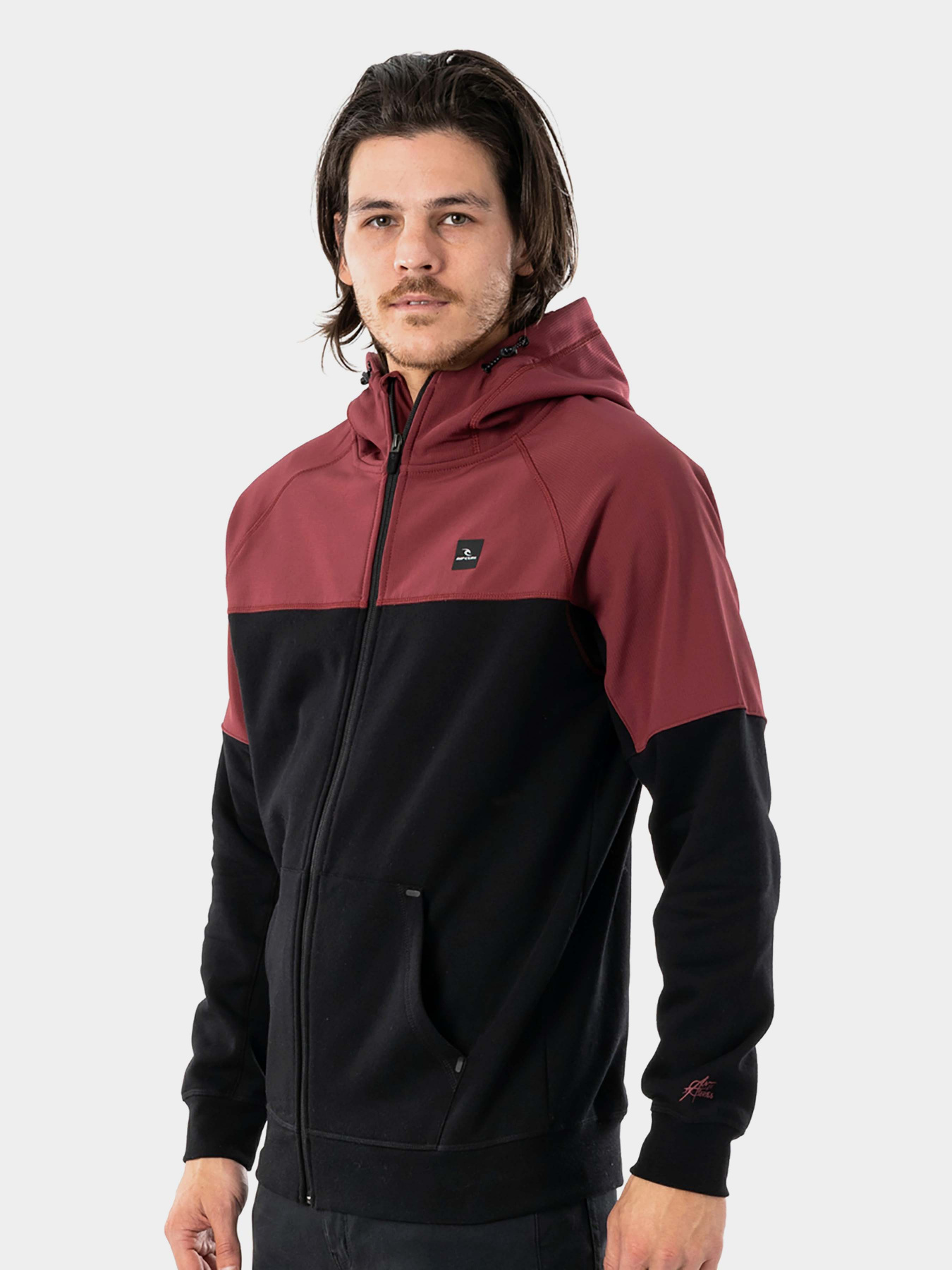 Кофта Rip Curl модель CFEBH9-4370 Бордовий, чорний Фото