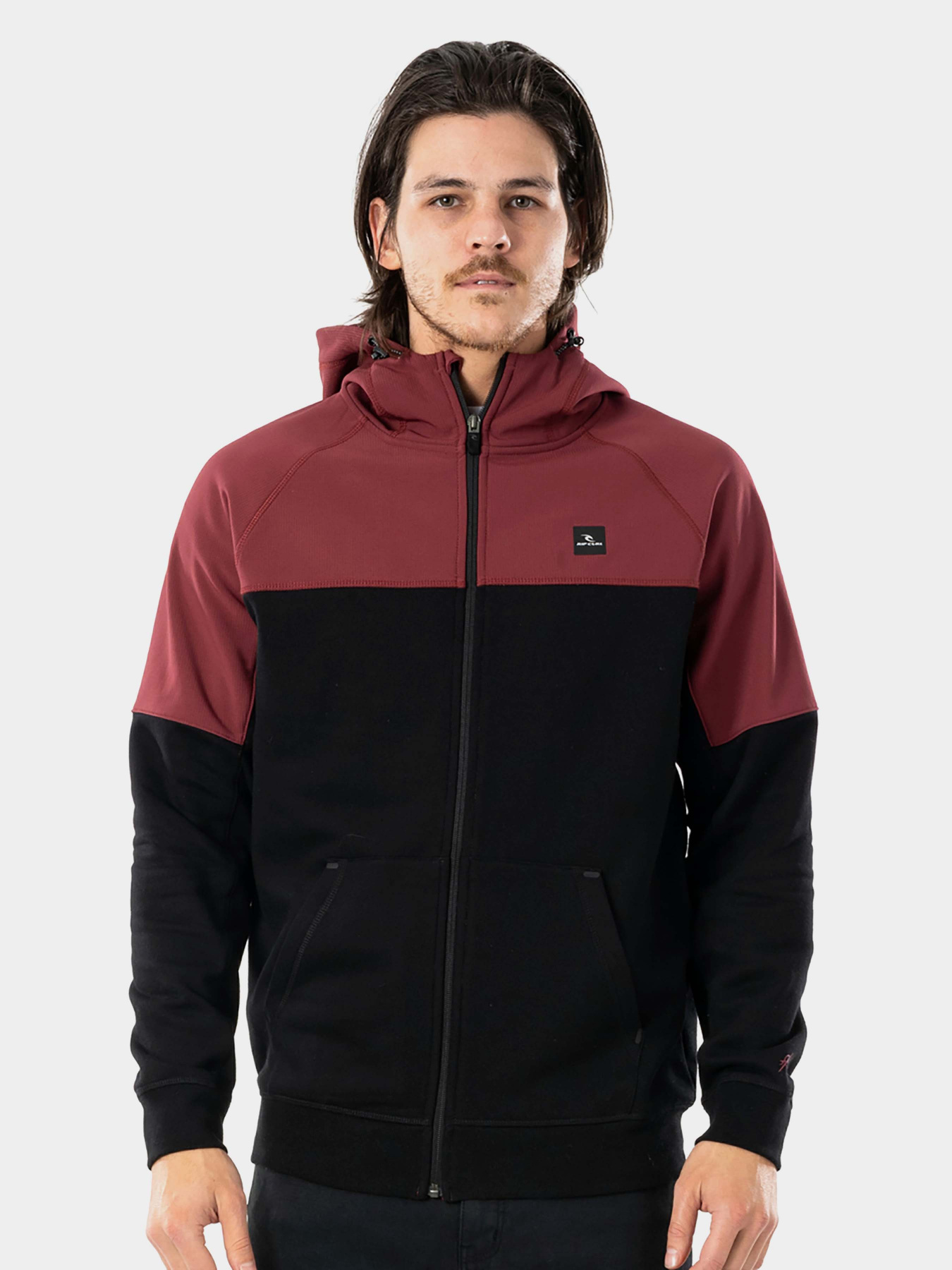 Кофта Rip Curl модель CFEBH9-4370 Бордовий, чорний Фото