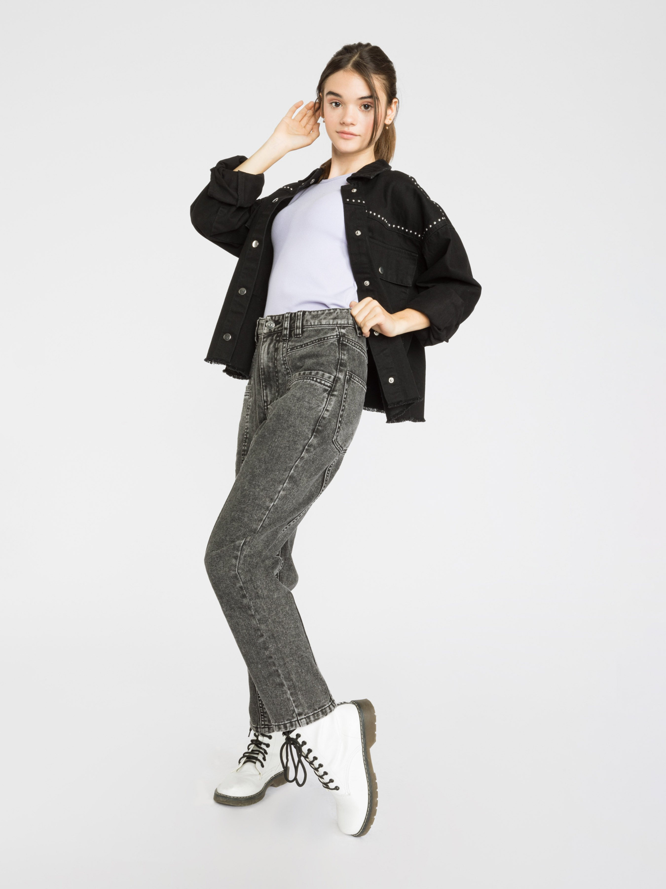 Джинси мом Reporter Young модель 223-0110G-39-001-1 Фото