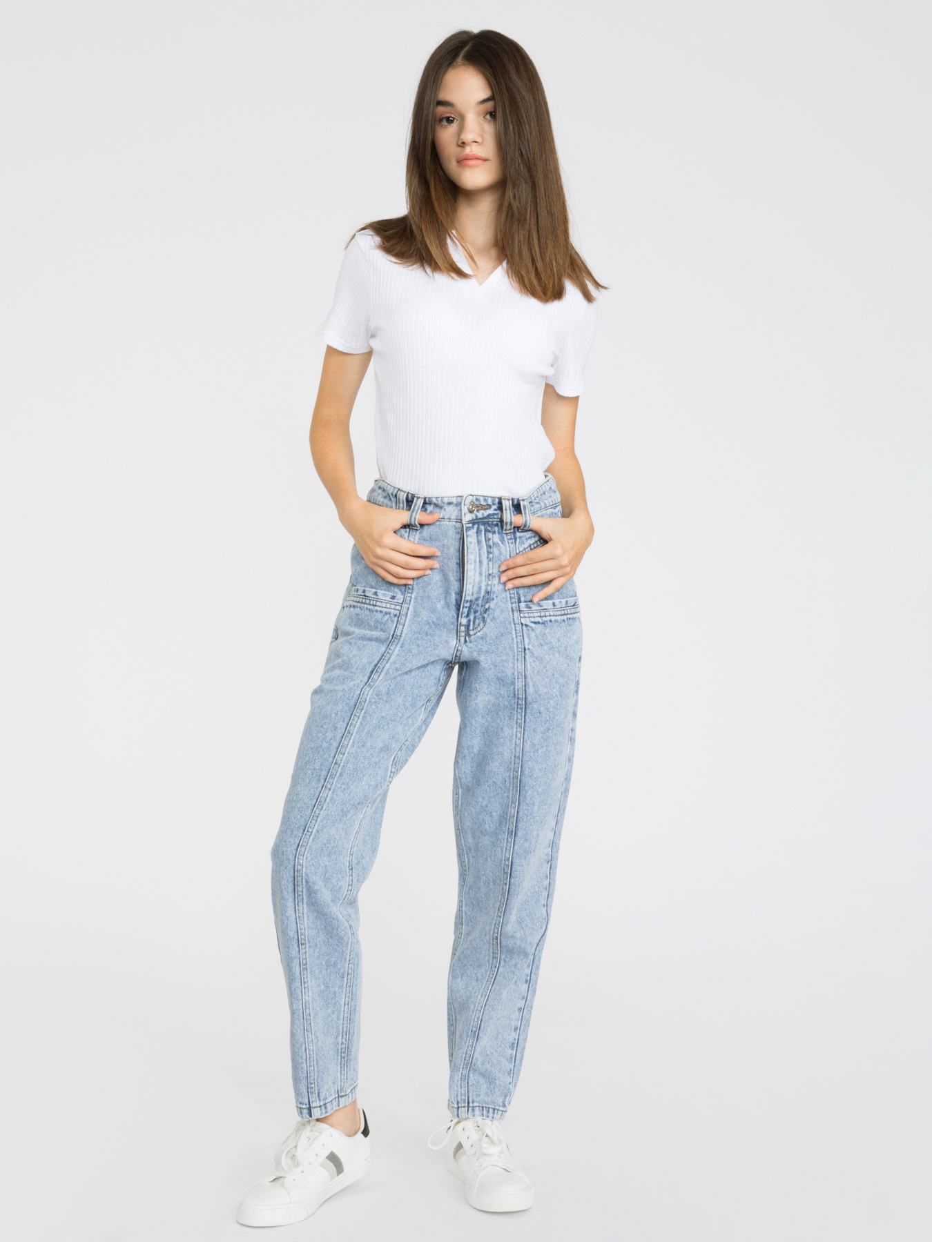 Джинсы мом Reporter Young модель 223-0110G-39-002-1 Фото