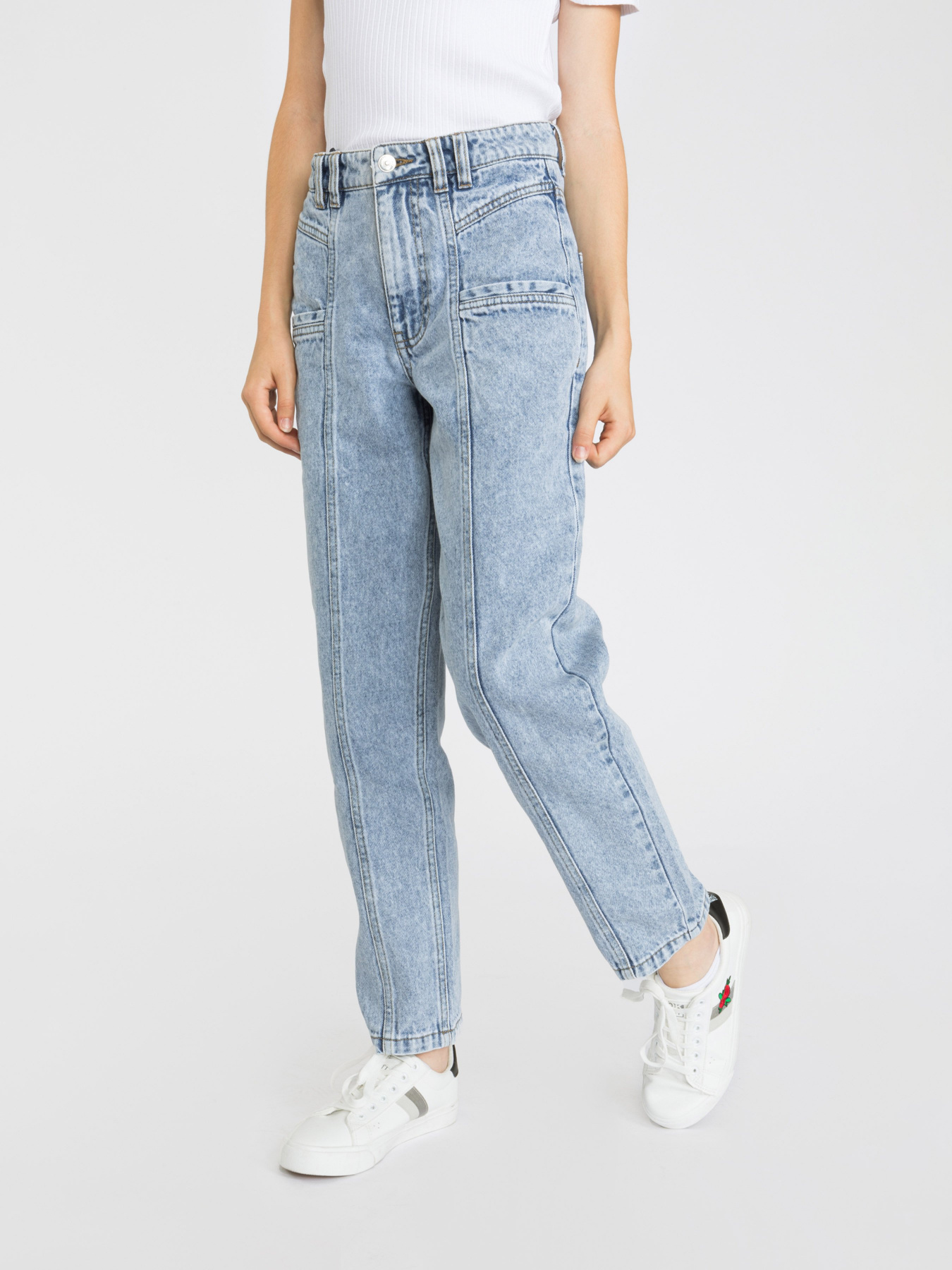 Джинси мом Reporter Young модель 223-0110G-39-002-1 Фото