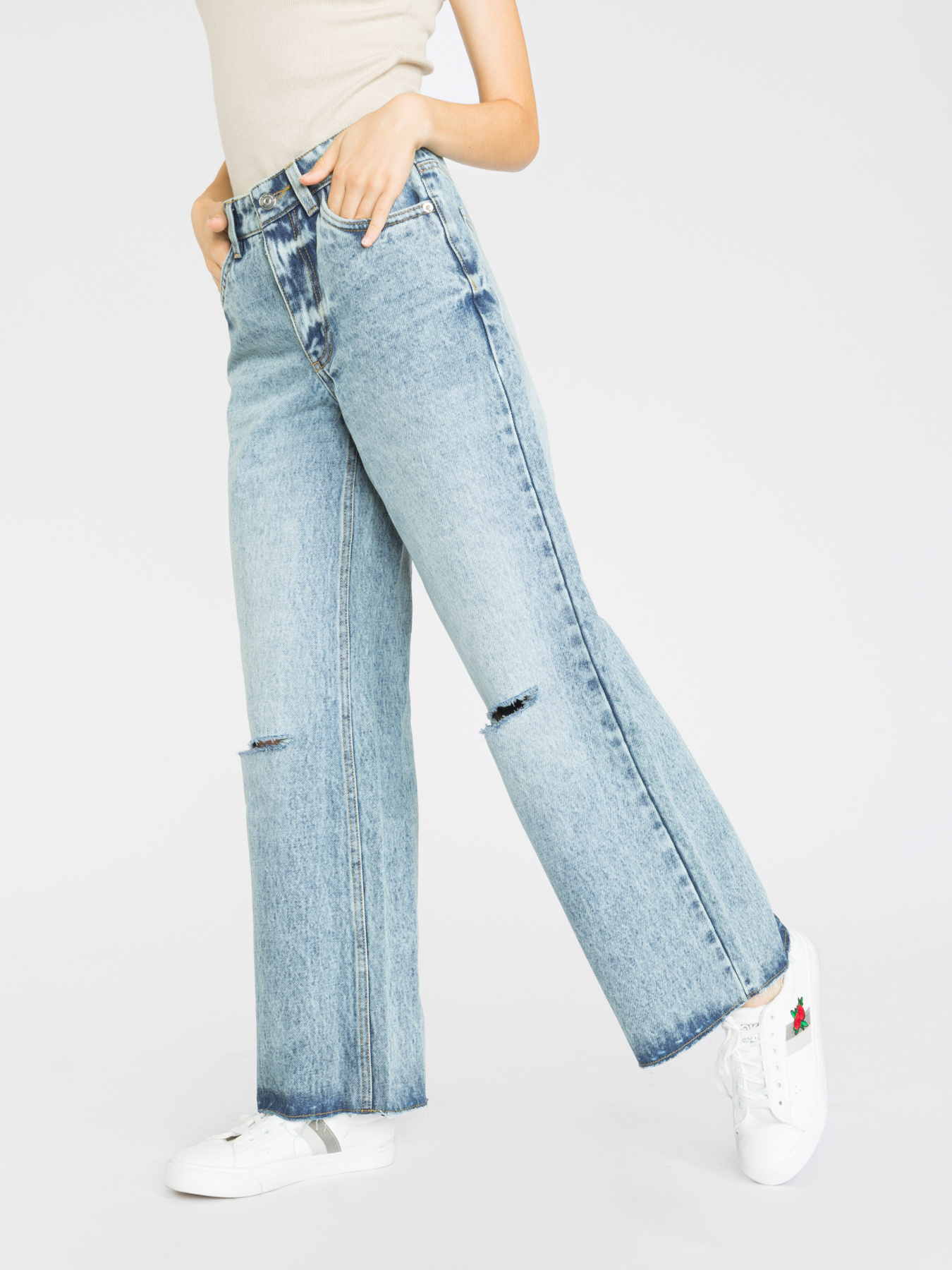 Широкие джинсы Reporter Young модель 223-0110G-41-002-1 Фото