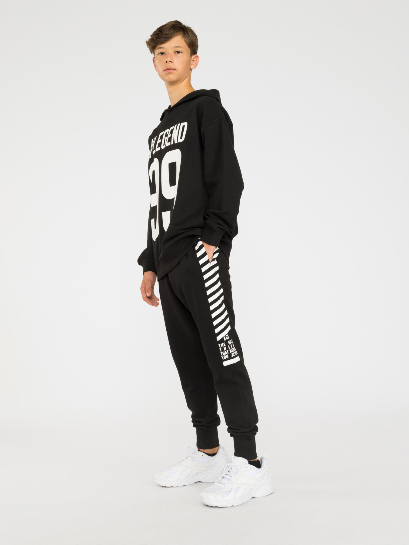 Худи Reporter Young модель 223-0551B-20-100-1 Фото