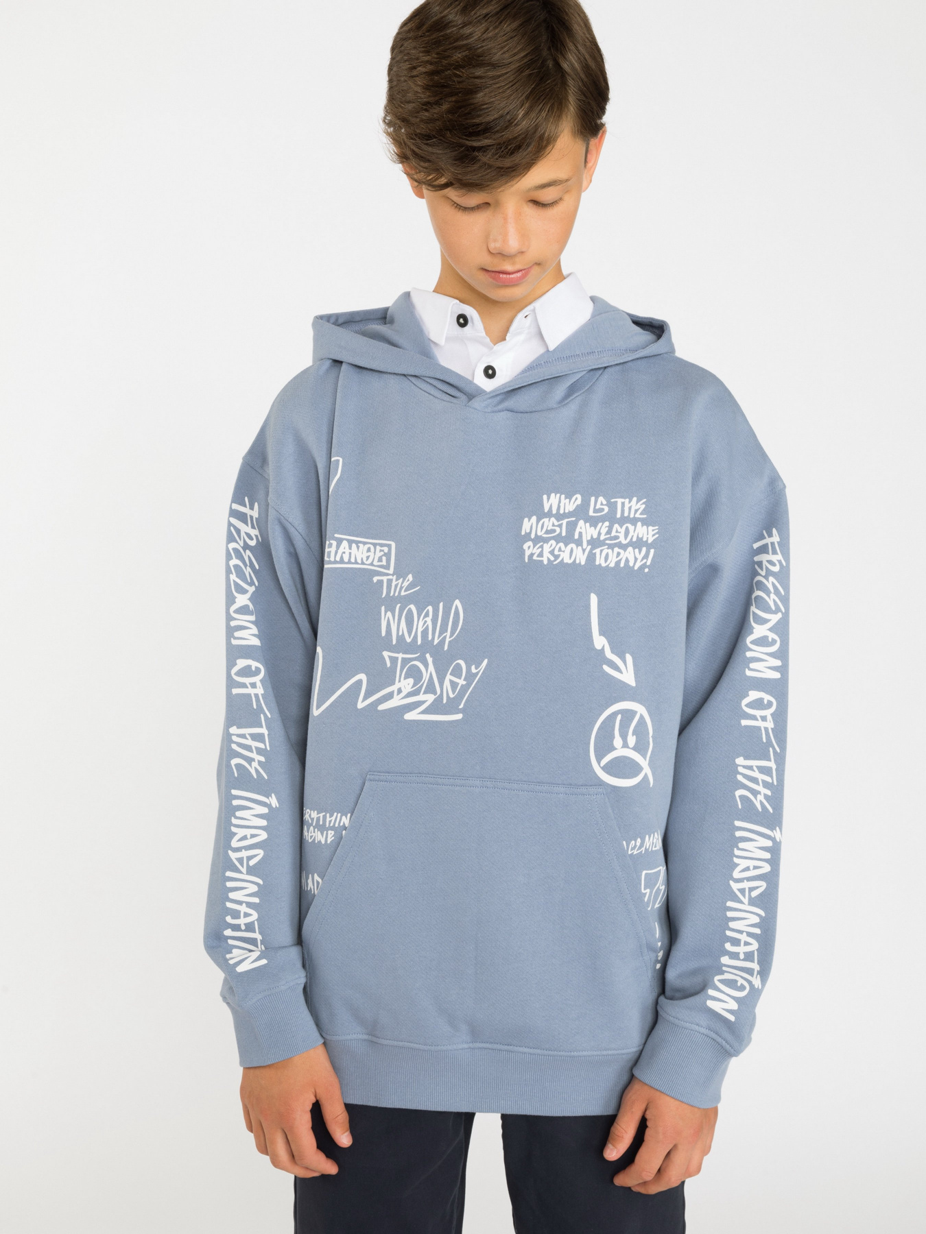 Худи Reporter Young модель 223-0551B-27-429-1 Фото